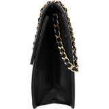 Chanel Quilted Lambskin CC Single Flap Shoulder Bag