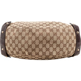 Gucci Monogram GG Canvas Indy Pelham Horsebit Hobo Shoulder Bag