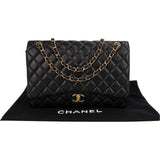 Chanel Quilted Lambskin Maxi Double Flap Crossbody Bag