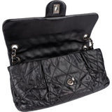Chanel Quilted Lambskin Single Flap Crossbody Bag