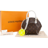 Louis Vuitton Monogram Canvas White Leather Limited Match Game On Ellipse BB Handbag