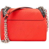 Louis Vuitton Red Epi Leather Monogram Canvas Twist MM Crossbody Bag
