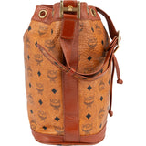 MCM Monogram Visetos Drawstring Bucket Crossbody Bag