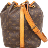 Louis Vuitton Monogram Canvas Sac Noé Petit Shoulder Bag