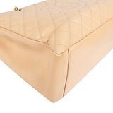 Chanel Quilted Caviar Leather CC Grand Shopping Tote Shoulder Bag