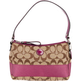 Coach Monogram Signature Demi Pouch Handbag