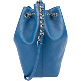 Chanel Quilted Lambskin Egyptian Amulet Drawstring Bucket Shoulder Bag