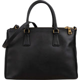 Prada Noir Saffiano Leather Galleria Handbag