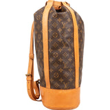 Louis Vuitton Monogram Canvas Randonnee GM Backpack Shoulder Bag