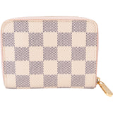 Louis Vuitton Monogram Damier Azur Canvas Small Zippy Coin Purse Wallet