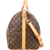 Louis Vuitton Monogram Canvas Keepall 55 Bandoulière Travel Bag