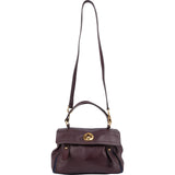 Yves Saint Laurent Pebbled Leather Muse Two Shoulder Bag
