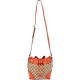 Gucci Monogram GG Canvas Small Bucket Crossbody Bag