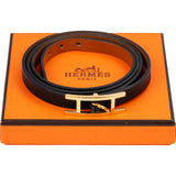 Hermès Black Leather Behapi Belt Triple Tour Bracelet