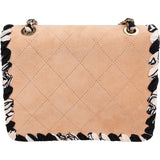 Chanel Stitching Suede Mini Rectangular Single Flap Crossbody Bag