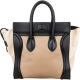 Céline Tricolor Leather Large Luggage Handbag
