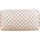 Louis Vuitton Monogram Damier Azur Canvas Speedy 35 Handbag