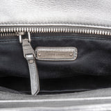 Miu Miu Metallic Leather Quilted Tote Handbag