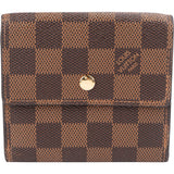 Louis Vuitton Monogram Damier Ebene Canvas Elise Wallet
