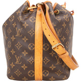 Louis Vuitton Monogram Canvas Sac Noé Petit Shoulder Bag