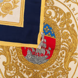 Hermès Les Armes de Paris Silk 90 Scarf Tuch