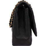 Chanel Quilted Lambskin Maxi Double Flap Crossbody Bag