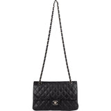 Chanel Quilted Lambskin Medium Double Flap Crossbody Bag