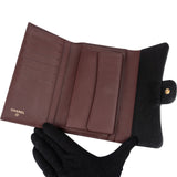 Chanel Quilted Caviar Leather Classic Flap Wallet