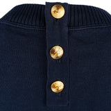 Chanel Navy Cotton Knitted Short Sleeve Dress (D38 / FR40)