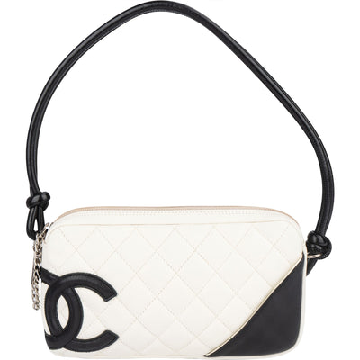 Chanel Quilted Lambskin CC Cambon Mini Shoulder Bag - vintageandkickz