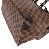 Louis Vuitton Monogram Damier Ebene Hampstead GM Shoulder Bag