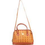 MCM Monogram Visetos Boston Handbag