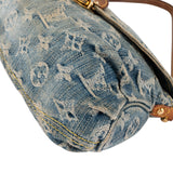 Louis Vuitton Monogram Denim Pleaty Shoulder Bag