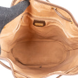 Gucci Monogram GG Supreme Canvas Drawstring Bucket Shoulder Bag