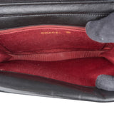 Chanel Quilted Lambskin 24K Gold Half Moon Single Flap Shoulder Bag