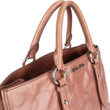 Miu Miu Vitello Lux Leather Handbag