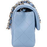 Chanel Quilted Lambskin Mini Rectangular Single Flap Crossbody Bag