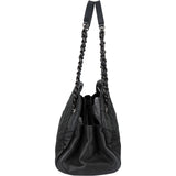 Chanel Quilted Iridescent Calfskin Just Mademoiselle Bowling CC Shoulder Bag