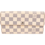 Louis Vuitton Monogram Damier Azur Sarah Wallet