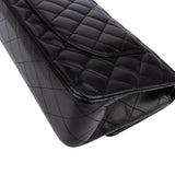 Chanel Quilted Lambskin CC Medium Double Flap Shoulder Bag