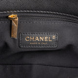 Chanel Quilted Caviar Leather Single Flap Crossbody Bag