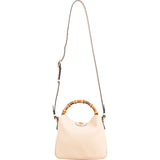Gucci Beige Leather Bamboo Handle 1947 Small Handbag