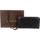 Gucci Guccissima Leather Zip Around Wallet