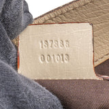 Gucci Monogram GG Canvas Horsebit Web Shoulder Bag