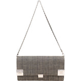 Chanel Denim Chocolate Bar Single Flap Shoulder Bag