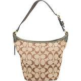 Coach Monogram Signature Small Bucket Shoulder Bag