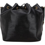 Louis Vuitton Noir Epi Leather Sac Noé Petit Shoulder Bag