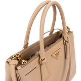 Prada Beige Saffiano Lux Leather Galleria Handbag