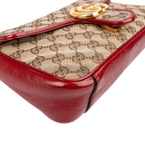 Gucci Monogram GG Quilted Canvas Marmont Crossbody Bag