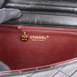Chanel Quilted Lambskin 24K Gold Single Flap Shoulder Bag